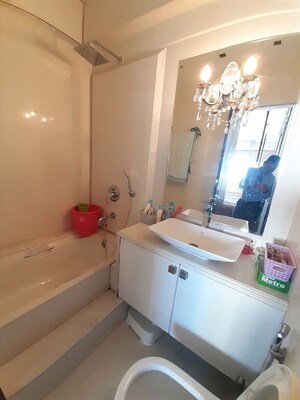 Attached Bathroom in 2 BHK Apartment at Daulat Shirin CHS, Colaba – for Rent