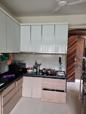 Kitchen in 2 BHK Apartment at Daulat Shirin CHS, Colaba – for Rent