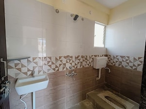 Bathroom in 1 BHK Apartment at Sai Balaji Apartments, Mundhwa – for Rent