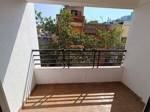 Balcony in 1 BHK Apartment at Sai Balaji Apartments, Mundhwa – for Rent