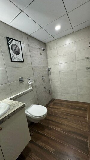 Bathroom in 3 BHK Apartment at Brigade El Dorado, Bagaluru – for Rent