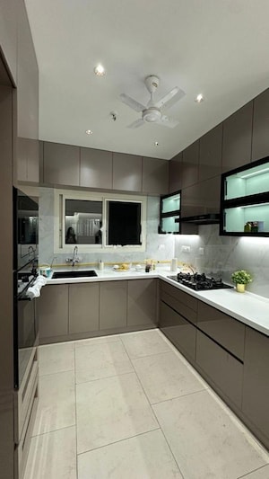 Kitchen in 3 BHK Apartment at Brigade El Dorado, Bagaluru – for Rent