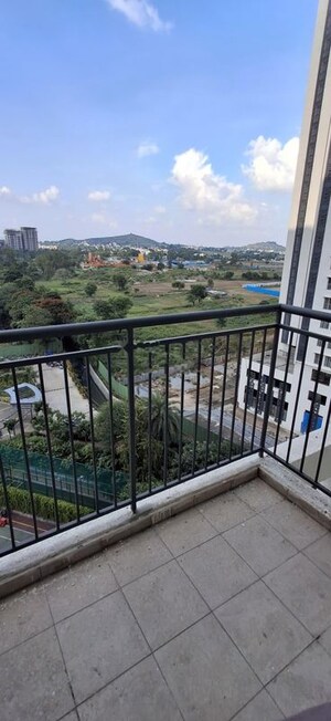 Balcony in 3 BHK Apartment at Godrej Nurture Pune, Mamurdi – for Rent