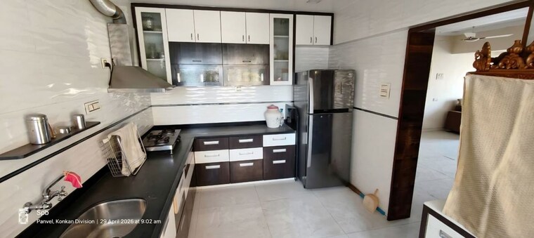 Kitchen, maitri-ocean 3 Bedroom 1900 Sq.Ft. Apartment In Kharghar Navi Mumbai 10555065
