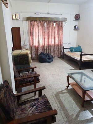 Living Room in 2 BHK Apartment at Anand Apartment Bhusari Colony, Kothrud – for Rent