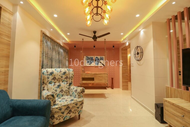 Living Room, chandrarang-wisdom-park 4 Bedroom 2450 Sq.Ft. Apartment In Balewadi Pune 10555147
