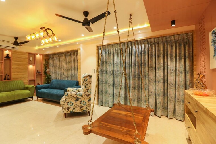 Living Room, chandrarang-wisdom-park 4 Bedroom 2450 Sq.Ft. Apartment In Balewadi Pune 10555147