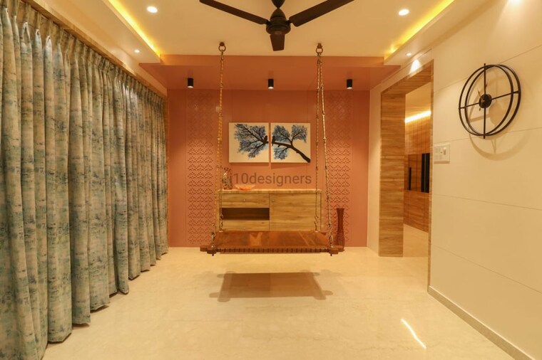 Living Room, chandrarang-wisdom-park 4 Bedroom 2450 Sq.Ft. Apartment In Balewadi Pune 10555147