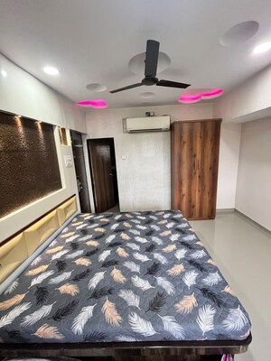 Bedroom in 2 BHK Apartment at Nakshatra Galaxy, Majiwada – for Rent