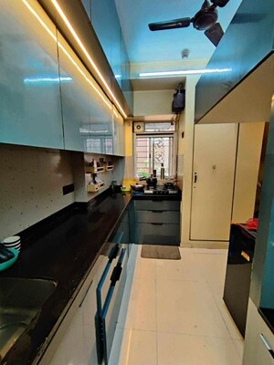 Kitchen in 2 BHK Apartment at Shree Sankalp, Ghodbunder Road – for Rent
