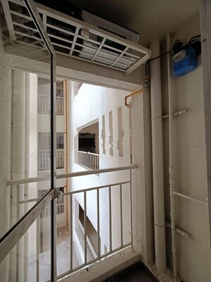 Building Lobby in 2.5 BHK Apartment at Godrej Greens, Undri – for Rent