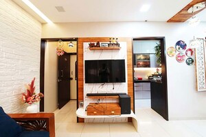 Living Room in 2 BHK Apartment at Hinjewadi – for Sale