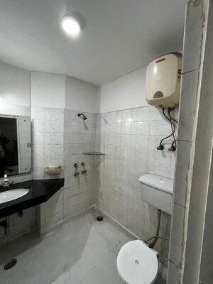 Bathroom in 3 BHK Apartment at Sushant Lok ii – for Sale