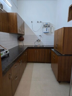 Kitchen in 3 BHK Apartment at Sushant Lok ii – for Sale