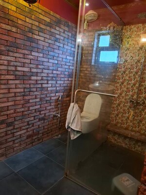 Bathroom in 3 BHK Apartment at Andheri CHS, Andheri West – for Rent