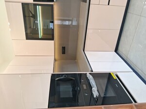 Kitchen in 3.5 BHK Apartment at JKG Palm Resort, Raj Nagar Extension – for Rent