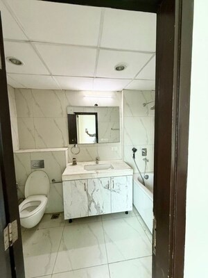Bathroom in 4 BHK Apartment at Tata Primanti-Tower Residences, Sector 72 – for Rent