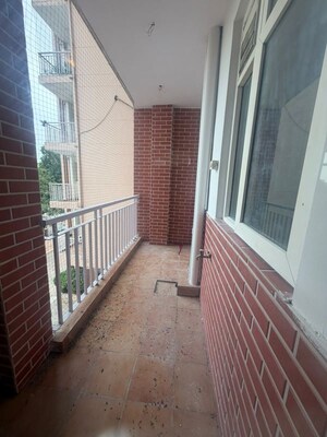 Balcony in 3 BHK Apartment at C Dot Co operative Group Housing Society, Sector 56 – for Rent