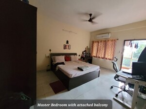 Master Bedroom in 3 BHK Apartment at SRK Gardens, Kudlu Gate – for Rent