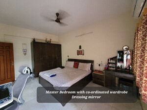 Master Bedroom in 3 BHK Apartment at SRK Gardens, Kudlu Gate – for Rent