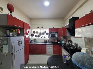 Kitchen in 3 BHK Apartment at SRK Gardens, Kudlu Gate – for Rent