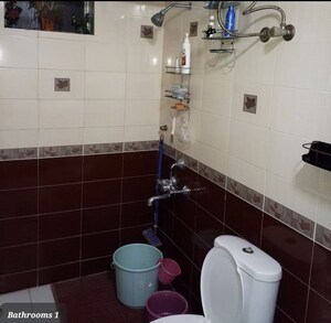 Bathroom in 3 BHK Apartment at SRK Gardens, Kudlu Gate – for Rent