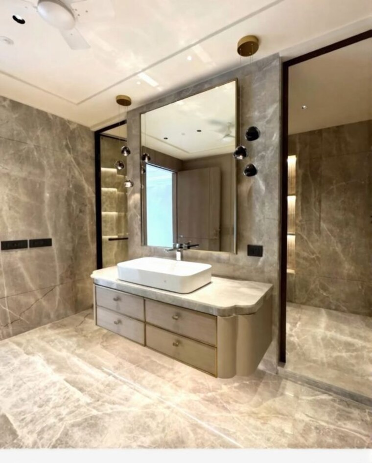 Bathroom, ansals sushant city 3 Bedroom 1800 Sq.Ft. Builder Floor In Ansals Sushant City Panipat 10555326