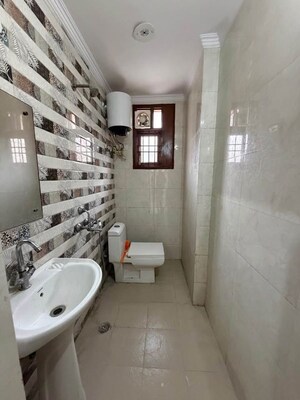 Bathroom in 2 BHK Independent House at Chattarpur – for Rent