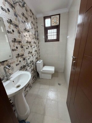 Bathroom in 2 BHK Independent House at Chattarpur – for Rent