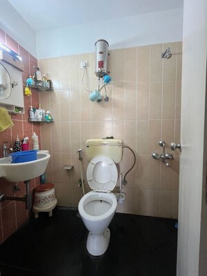 Bathroom in 3 BHK Apartment at Dreamax Vega, Andheri East – for Rent
