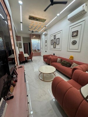 Living Room in 2 BHK Apartment at Soham Tropical Lagoon, Ghodbunder Road – for Rent