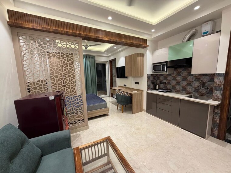 Living Room, sector 52 1 Bedroom 400 Sq.Ft. Builder Floor In Sector 52 Gurgaon 10555456