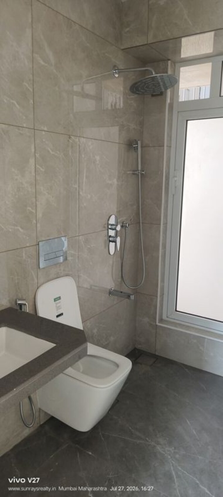 Bathroom, marathon-monte-south 3 Bedroom 1450 Sq.Ft. Apartment In Byculla West Mumbai 10555506