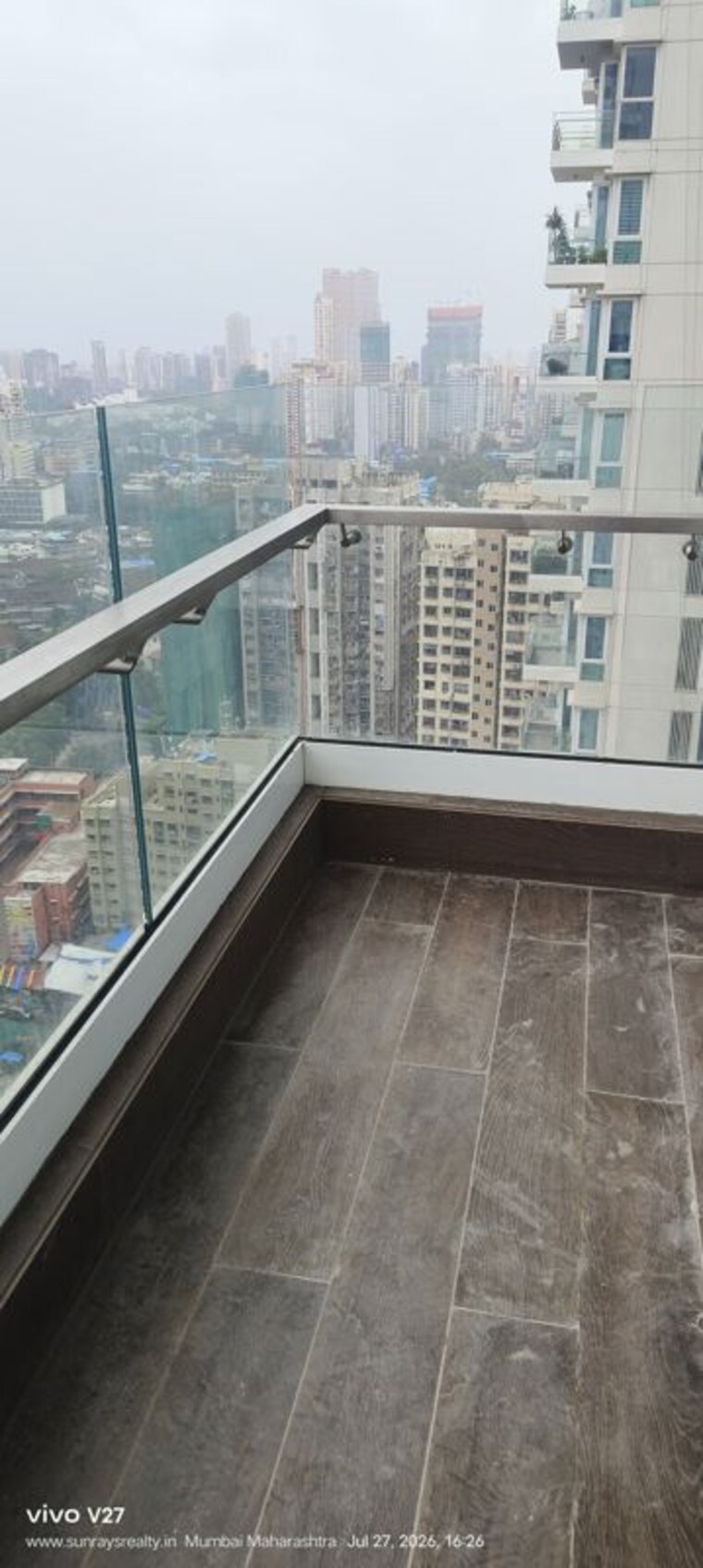 Balcony, marathon-monte-south 3 Bedroom 1450 Sq.Ft. Apartment In Byculla West Mumbai 10555506