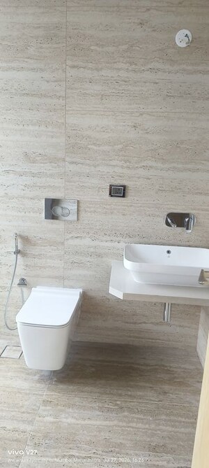Bathroom in 3 BHK Apartment at Marathon Monte South, Byculla West – for Rent