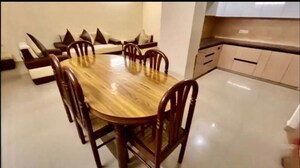 Dining area in 3 BHK Apartment at Gomti Nagar – for Rent