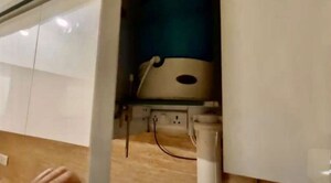 Bathroom in 3 BHK Apartment at Gomti Nagar – for Rent