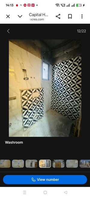 Bathroom in 1 BHK Builder Floor at Craft Destination 43, Sector 43 – for Rent