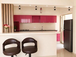 Kitchen in 3 BHK Apartment at Galaxy Orchid Park, Whitefield – for Sale