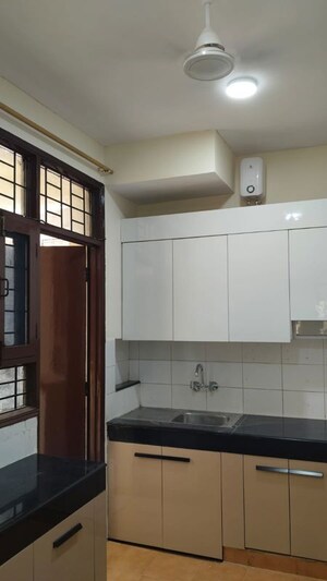 Kitchen in 3 BHK Builder Floor at Unitech South City II, Sector 50 – for Rent