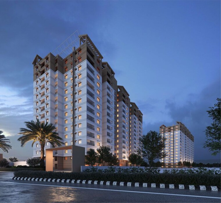 Exterior View, madhu-park-ville 3 Bedroom 2189 Sq.Ft. Apartment In Tellapur Hyderabad 10555558