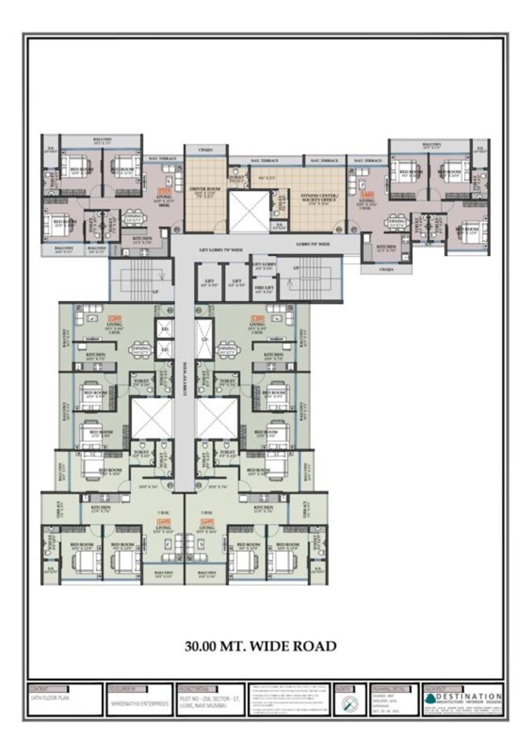 Floor Plan, bhaveshwar-infinity 2 Bedroom 1225 Sq.Ft. Apartment In Ulwe Sector 17 Navi Mumbai 10555560