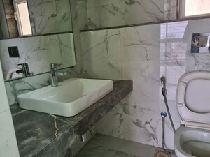 Bathroom in 1.5 BHK Apartment at Raheja Ridgewood, Goregaon East – for Rent