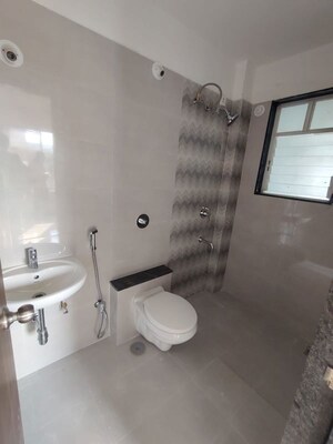 Bathroom in 2 BHK Apartment at Suyog Padmavati Hills, Bavdhan – for Rent