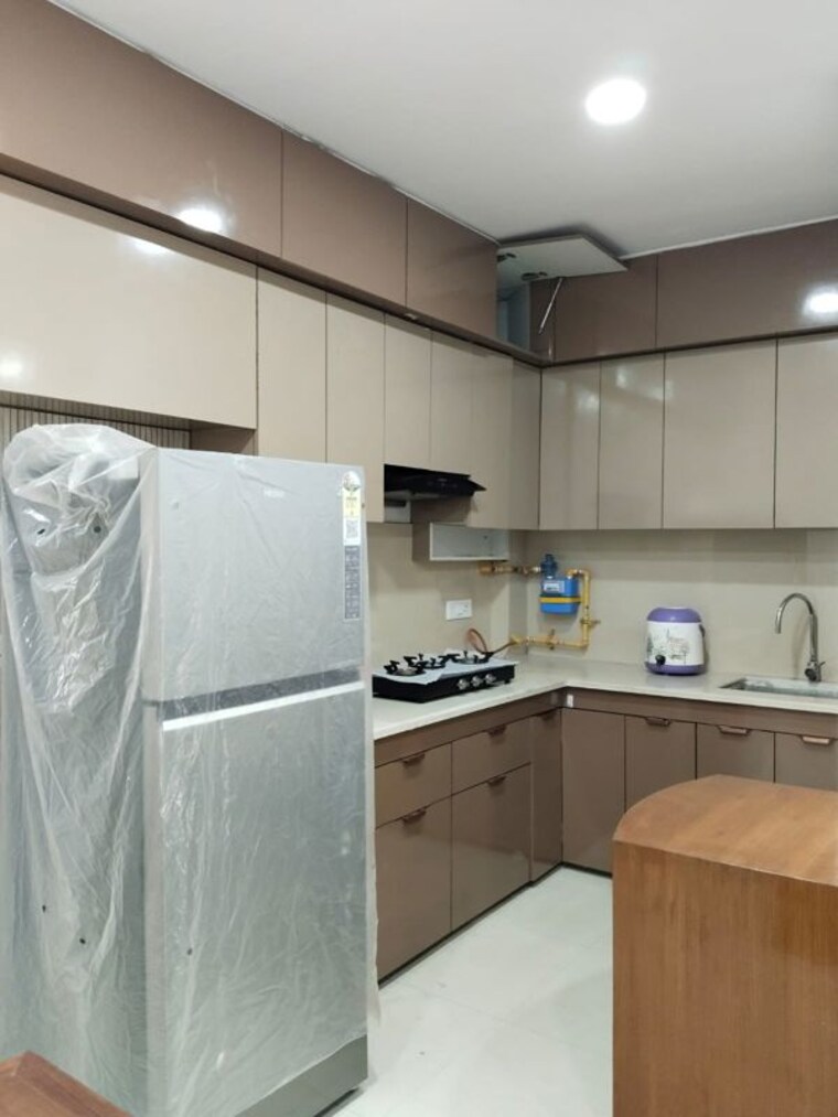Kitchen, dwarka mor 3 Bedroom 950 Sq.Ft. Builder Floor In Dwarka Mor Delhi 10555677