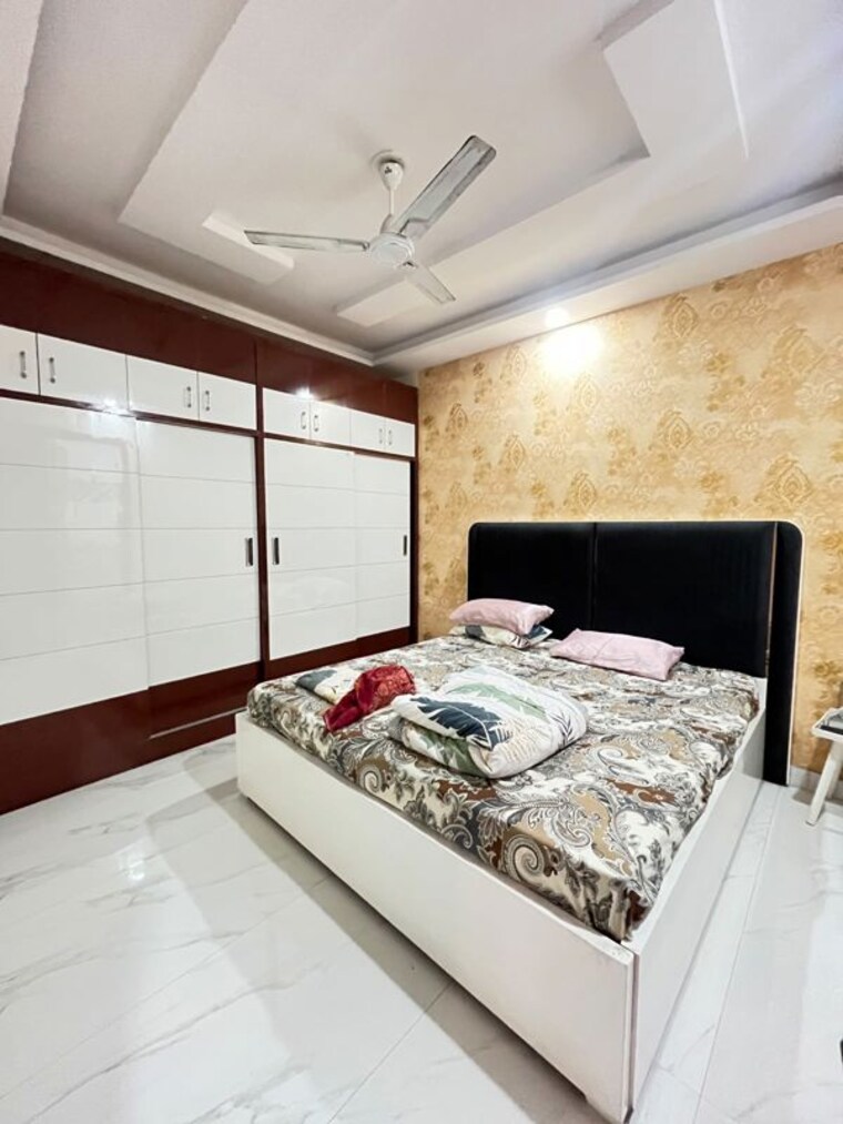 Bedroom, dwarka mor 3 Bedroom 950 Sq.Ft. Builder Floor In Dwarka Mor Delhi 10555677