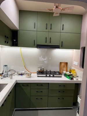 Kitchen in 1 BHK Apartment at Swiss Corner, Andheri West – for Rent