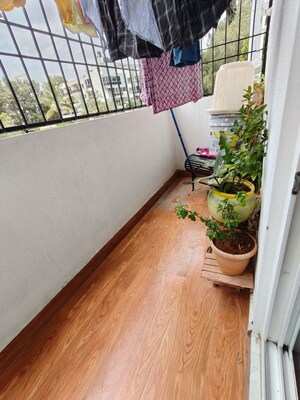 Balcony in 2 BHK Apartment at Prashanth Nilaya, Yemalur – for Rent