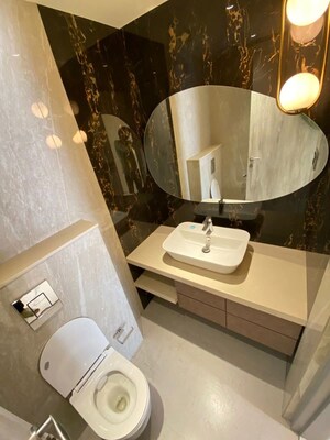 Bathroom in 4 BHK Apartment at Windsor Grande Residences, Andheri West – for Rent
