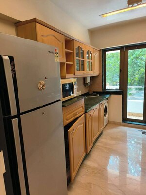 Kitchen in 1 BHK Apartment at Sea Croft, Bandra West – for Rent
